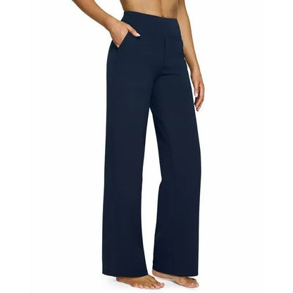 💘 Summer Sale 💘Women’s High-Waist Wide Leg Pants – Business Casual Yoga Dress Pants with Pockets