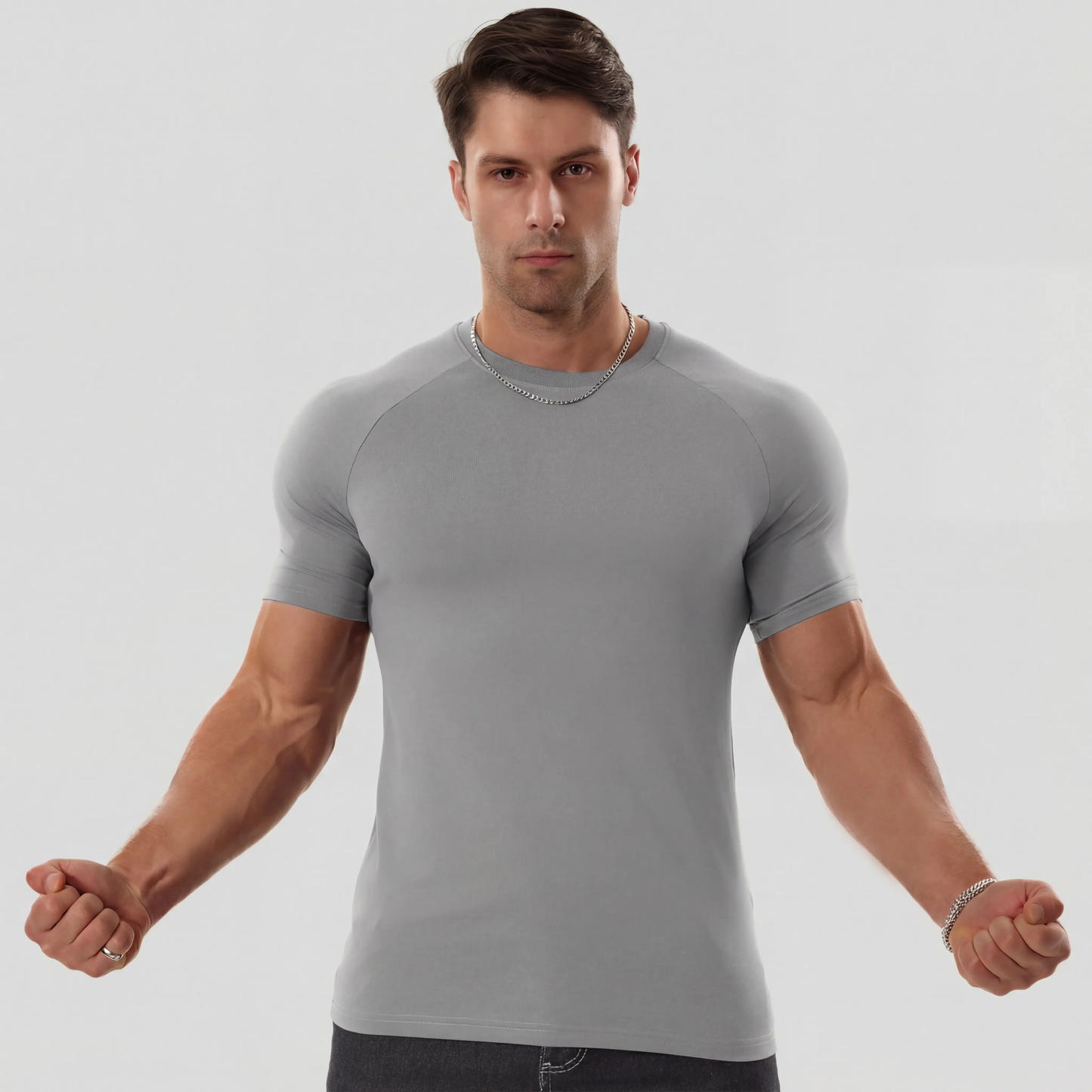 🔥Men's Raglan Sleeve Tee, Athletic Tapered Fit🔥20-Pack Today Only $29.99