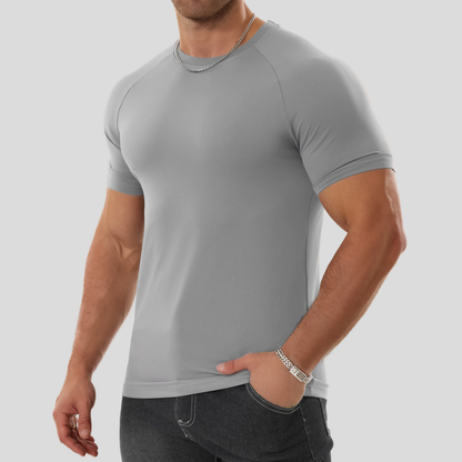 🔥Men's Raglan Sleeve Tee, Athletic Tapered Fit🔥20-Pack Today Only $29.99